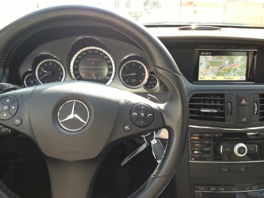Auch nicht viel besser: das Navigationssystem in meinem vorherigen Mercedes.