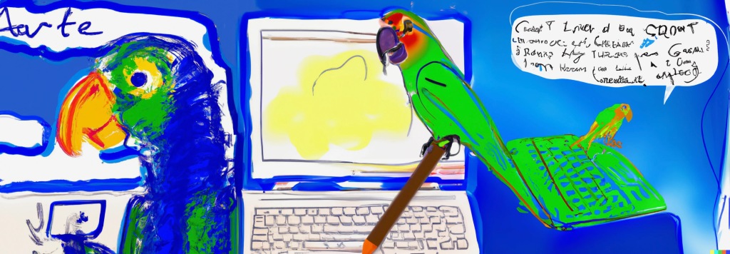 ChatGPT: „Papagei erstaunlicher Art“